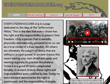 Tablet Screenshot of everycitizenasoldier.org